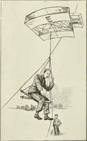 An illustration from Airships past and present, together with chapters on the use of balloons in connection with meteorology, photography and the carrier pigeon (1908)
