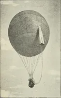 An illustration from Airships past and present, together with chapters on the use of balloons in connection with meteorology, photography and the carrier pigeon (1908)
