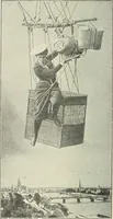 An illustration from Airships past and present, together with chapters on the use of balloons in connection with meteorology, photography and the carrier pigeon (1908)