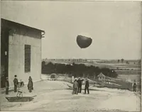 An illustration from Airships past and present, together with chapters on the use of balloons in connection with meteorology, photography and the carrier pigeon (1908)