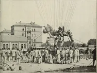 Picture 165 of 205 from Airships past and present, together with chapters on the use of balloons in connection with meteorology, photography and the carrier pigeon (1908), leaf 298