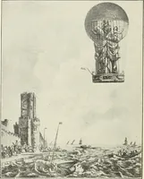 An illustration from Airships past and present, together with chapters on the use of balloons in connection with meteorology, photography and the carrier pigeon (1908)