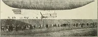 An illustration from Airships past and present, together with chapters on the use of balloons in connection with meteorology, photography and the carrier pigeon (1908)