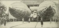 An illustration from Airships past and present, together with chapters on the use of balloons in connection with meteorology, photography and the carrier pigeon (1908)