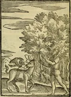 An illustration from Aisopou mythoi (1644)