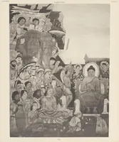 An illustration from Ajanta frescoes : being reproductions in colour and monochrome of frescoes in some of the caves at Ajanta after copies taken in the years 1909-1911 by Lady Herringham and her assistants (1915)