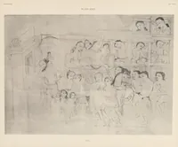 Picture 10 of 14 from Ajanta frescoes : being reproductions in colour and monochrome of frescoes in some of the caves at Ajanta after copies taken in the years 1909-1911 by Lady Herringham and her assistants (1915), leaf 26