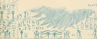 An illustration from The alabaster sarcophagus of Oimeneptah I., king of Egypt : now in Sir John Soane's Museum, Lincoln's Inn Fields (1864)