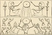 An illustration from The alabaster sarcophagus of Oimeneptah I., king of Egypt : now in Sir John Soane's Museum, Lincoln's Inn Fields (1864)