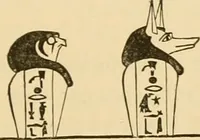 An illustration from The alabaster sarcophagus of Oimeneptah I., King of Egypt : now in Sir John Soane's Museum, Lincoln's Inn Fields (1864)