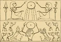 An illustration from The alabaster sarcophagus of Oimeneptah I., King of Egypt : now in Sir John Soane's Museum, Lincoln's Inn Fields (1864)