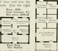 Picture 240 of 270 from Aladdin homes : "built in a day" Catalog no. 29 (1917), leaf 114