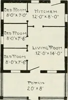 An illustration from Aladdin homes : "built in a day" Catalog no. 29 (1917)