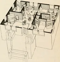 An illustration from Aladdin homes : "built in a day" Catalog no. 29 (1917)