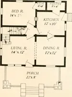 An illustration from Aladdin homes : "built in a day" Catalog no. 29 (1917)