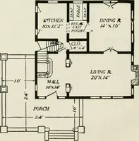 An illustration from Aladdin homes : "built in a day" Catalog no. 29 (1917)