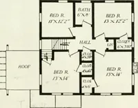 An illustration from Aladdin homes : "built in a day" Catalog no. 29 (1917)