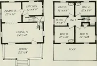 An illustration from Aladdin homes : "built in a day" Catalog no. 29 (1917)