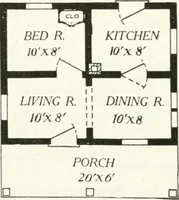 Picture 74 of 270 from Aladdin homes : "built in a day" Catalog no. 29 (1917), leaf 40