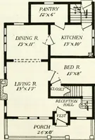 An illustration from Aladdin homes : "built in a day" Catalog no. 29 (1917)