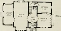 An illustration from Aladdin homes : "built in a day" Catalog no. 29 (1917)