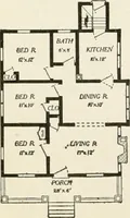 An illustration from Aladdin homes : "built in a day" Catalog no. 29 (1917)