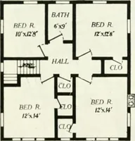 An illustration from Aladdin homes : "built in a day" Catalog no. 29 (1917)