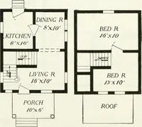 An illustration from Aladdin homes : "built in a day" Catalog no. 29 (1917)