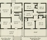 An illustration from Aladdin homes : "built in a day" Catalog no. 29 (1917)