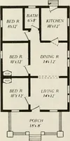 Picture 160 of 270 from Aladdin homes : "built in a day" Catalog no. 29 (1917), leaf 83