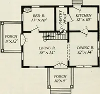 Picture 171 of 270 from Aladdin homes : "built in a day" Catalog no. 29 (1917), leaf 87