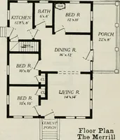 Picture 177 of 270 from Aladdin homes : "built in a day" Catalog no. 29 (1917), leaf 89