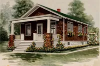 An illustration from Aladdin homes : "built in a day". (1920)