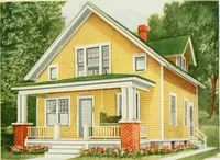 An illustration from Aladdin homes : "built in a day". (1920)