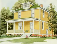 An illustration from Aladdin homes : "built in a day". (1920)