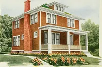 An illustration from Aladdin homes : "built in a day". (1920)