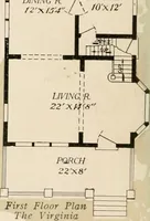 An illustration from Aladdin homes : "built in a day" Catalog no. 32 (1919)