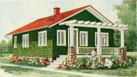 An illustration from Aladdin homes : "built in a day" Catalog no. 32 (1919)