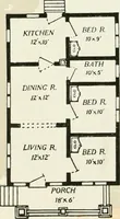 An illustration from Aladdin homes : "built in a day" Catalog no. 32 (1919)