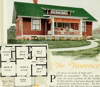 An illustration from Aladdin homes : "built in a day" Catalog no. 32 (1919)