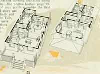 An illustration from Aladdin homes : "built in a day" Catalog no. 32 (1919)