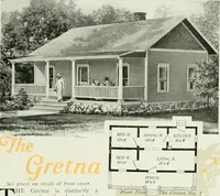 An illustration from Aladdin homes : "built in a day" Catalog no. 32 (1919)