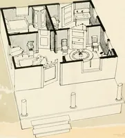 An illustration from Aladdin homes : "built in a day" Catalog no. 32 (1919)