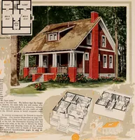 An illustration from Aladdin homes : "built in a day" Catalog no. 32 (1919)