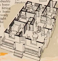 An illustration from Aladdin homes : "built in a day" Catalog no. 32 (1919)