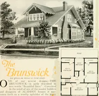 An illustration from Aladdin homes : "built in a day" Catalog no. 32 (1919)