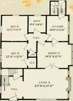 An illustration from Aladdin homes : "built in a day" Catalog no. 32 (1919)