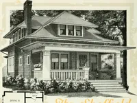 An illustration from Aladdin homes : "built in a day" Catalog no. 32 (1919)