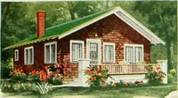 An illustration from Aladdin homes : "built in a day" Catalog no. 32 (1919)