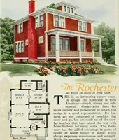 An illustration from Aladdin homes : "built in a day" Catalog no. 32 (1919)